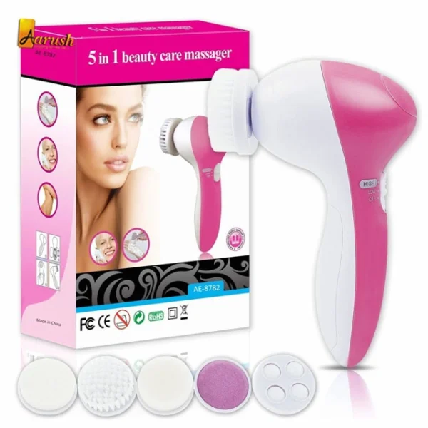 5 in 1 Multi-Function Beauty Care Facial Massager Skin Cleansing Brush