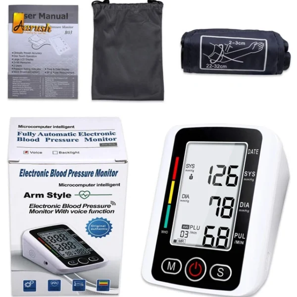 Electronic Digital Blood Pressure Monitor With Voice Function In Bangladesh