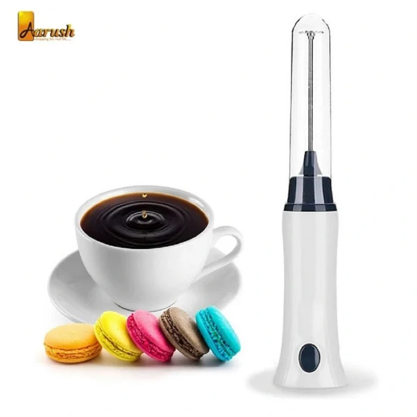 Electric Coffee Mixer Frother Automatic Milk Beverage Foamer Cream Whisk Cooking Stirrer Egg Beater With Cover