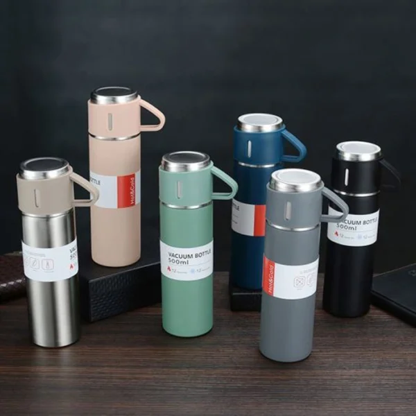 Stainless Steel Vacuum Flask Set 500ml