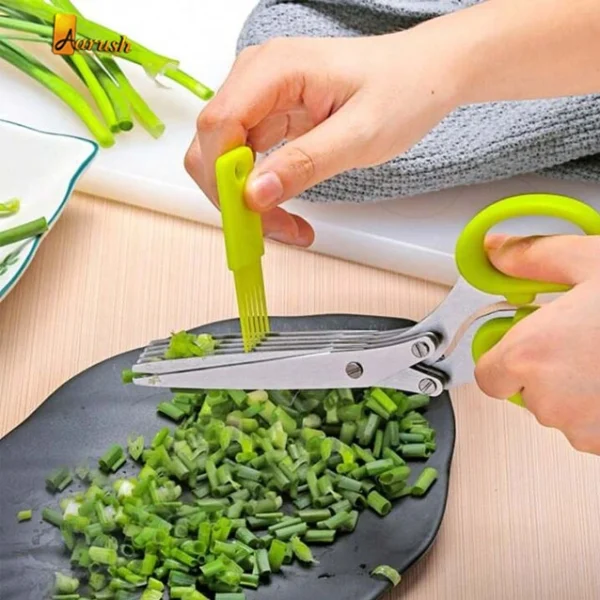 5 Layer Scissor for Vegetables Cutting