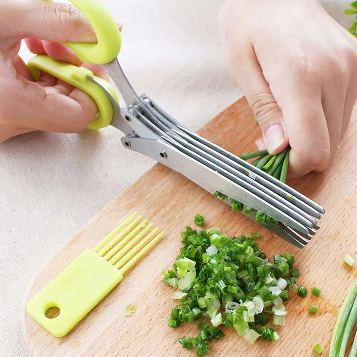 5 Layer Scissor for Vegetables Cutting