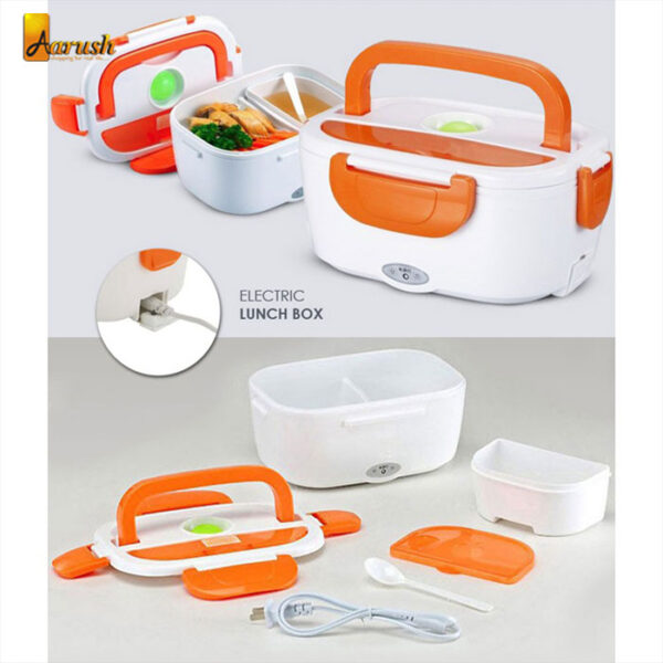 Electric Portable Steel Lunch Box Food Warmer