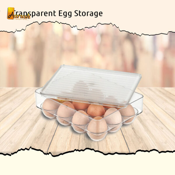 Acrylic Egg Storage Box For 12 Eggs