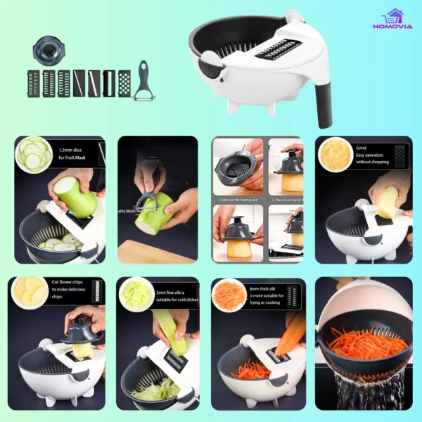 Best Vegetable Cutter 9 in 1 Combo - Image 7