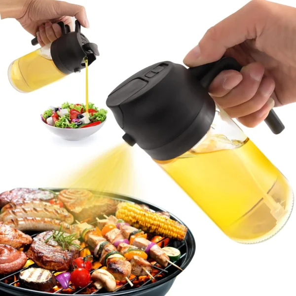 2 in 1 Oil Dispenser And Oil Sprayer