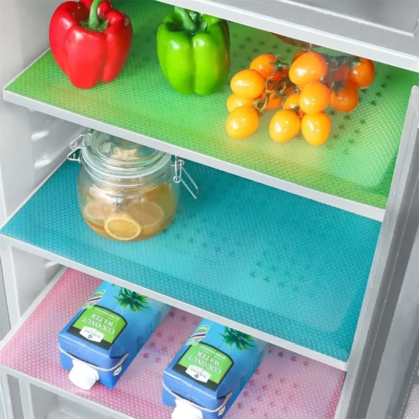 4Pcs Fridge Refrigerator Mat