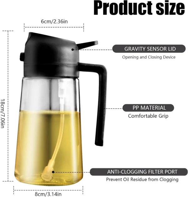 Dual Function Oil Bottle