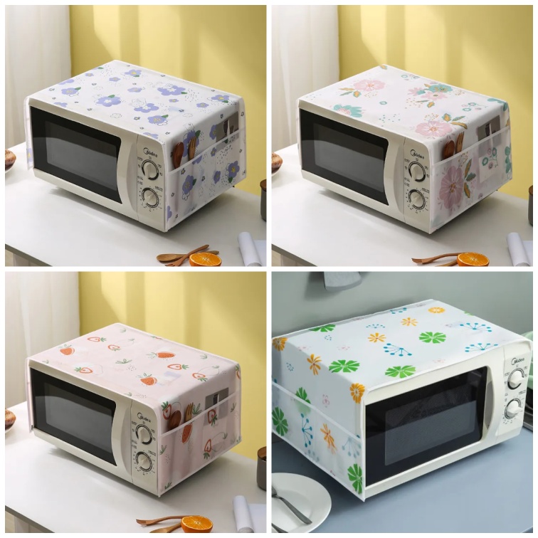 Dustproof Microwave Oven Cover With Storage Bag