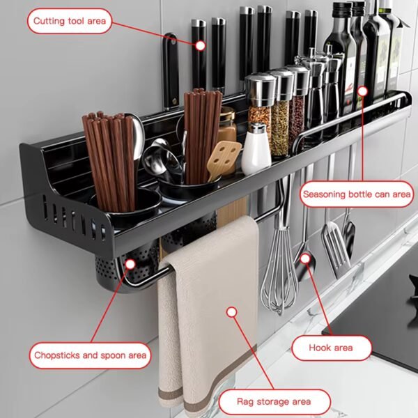 Kitchen organizer for small spaces