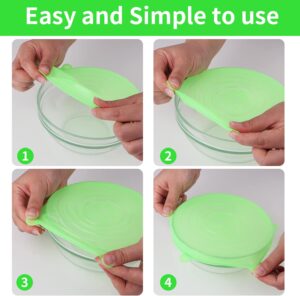 Silicone food cover set price-Green