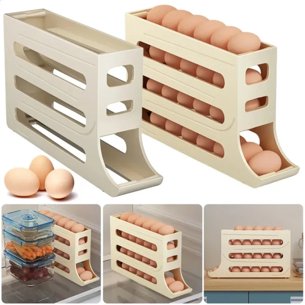 4 Layer Egg Storage Dispenser Box