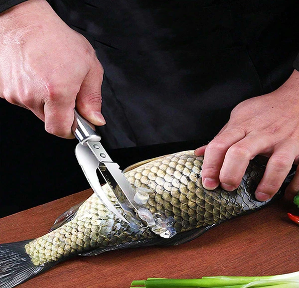 Fish scaler scraper knife